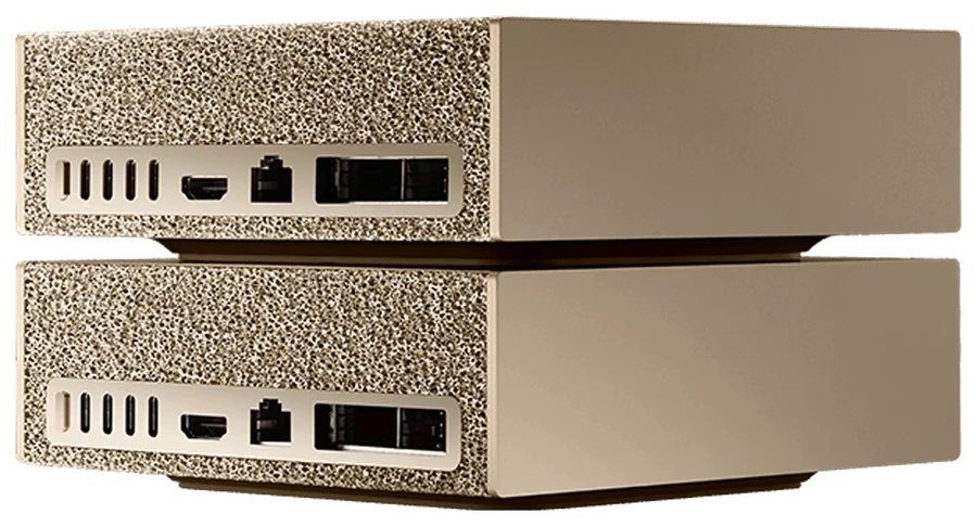 Deux boîtiers NVIDIA DGX Spark